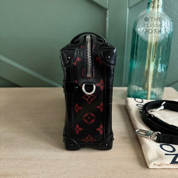 EUC Louis Vuitton Infrarouge Soft Trunk Clutch Bag GM Crossbody Shoulder - Picture 3 of 14